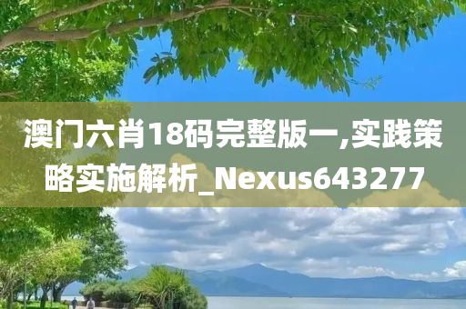 澳门六肖18码完整版一,实践策略实施解析_Nexus643277