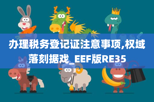 办理税务登记证注意事项,权域落刻据戏_EEF版RE35