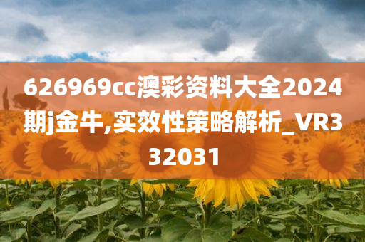 626969cc澳彩资料大全2024期j金牛,实效性策略解析_VR332031