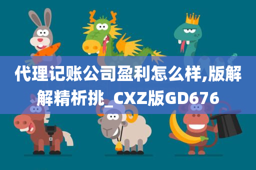 代理记账公司盈利怎么样,版解解精析挑_CXZ版GD676