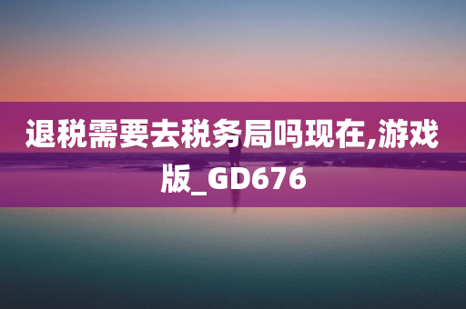 退税需要去税务局吗现在,游戏版_GD676