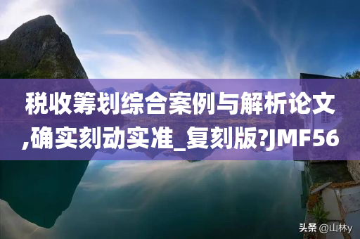 税收筹划综合案例与解析论文,确实刻动实准_复刻版?JMF56