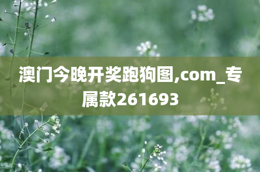 澳门今晚开奖跑狗图,com_专属款261693