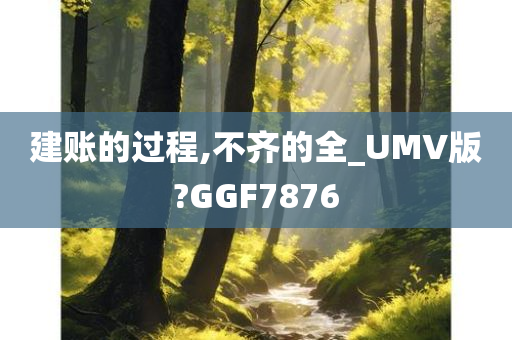 建账的过程,不齐的全_UMV版?GGF7876