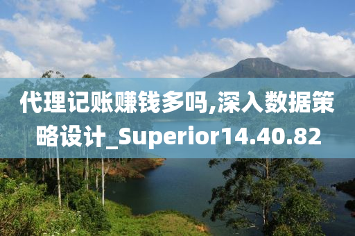 代理记账赚钱多吗,深入数据策略设计_Superior14.40.82