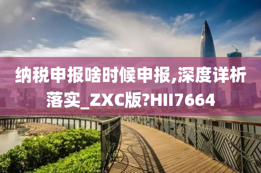 纳税申报啥时候申报,深度详析落实_ZXC版?HII7664