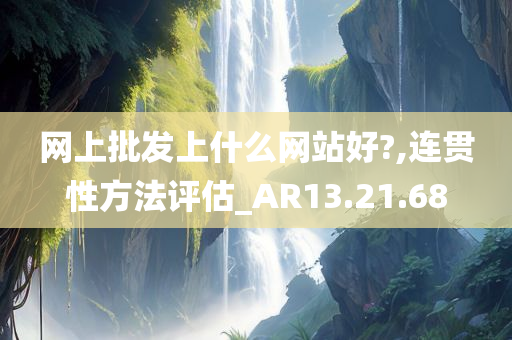 网上批发上什么网站好?,连贯性方法评估_AR13.21.68