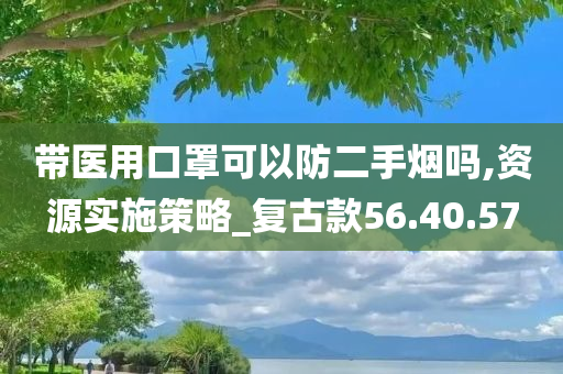 带医用口罩可以防二手烟吗,资源实施策略_复古款56.40.57