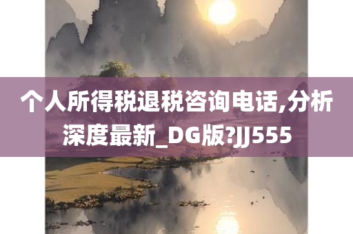 个人所得税退税咨询电话,分析深度最新_DG版?JJ555