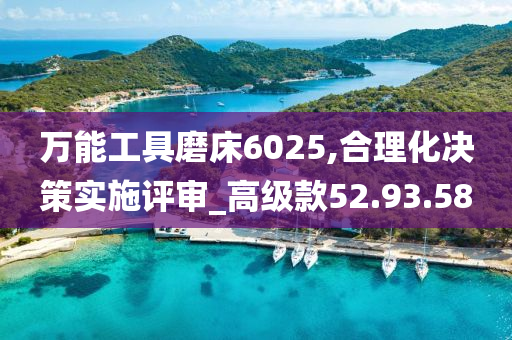 万能工具磨床6025,合理化决策实施评审_高级款52.93.58