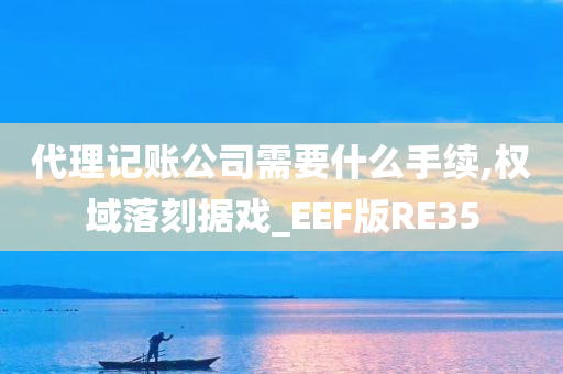 代理记账公司需要什么手续,权域落刻据戏_EEF版RE35