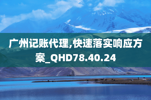 广州记账代理,快速落实响应方案_QHD78.40.24