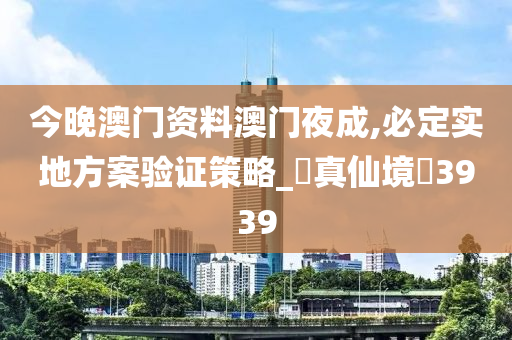 今晚澳门资料澳门夜成,必定实地方案验证策略_‌真仙境‌3939