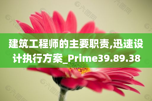 建筑工程师的主要职责,迅速设计执行方案_Prime39.89.38