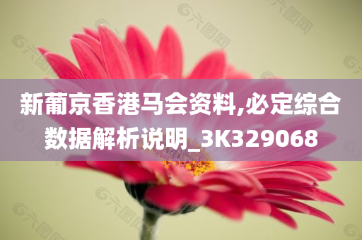 新葡京香港马会资料,必定综合数据解析说明_3K329068