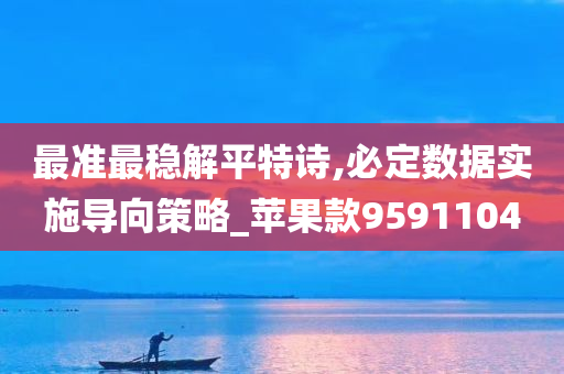 最准最稳解平特诗,必定数据实施导向策略_苹果款9591104