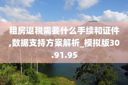 租房退税需要什么手续和证件,数据支持方案解析_模拟版30.91.95