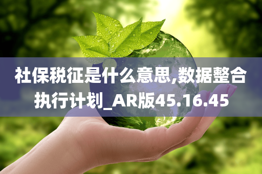 社保税征是什么意思,数据整合执行计划_AR版45.16.45