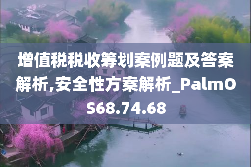 增值税税收筹划案例题及答案解析,安全性方案解析_PalmOS68.74.68