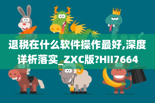 退税在什么软件操作最好,深度详析落实_ZXC版?HII7664