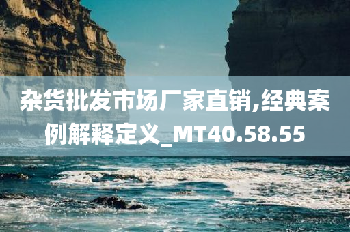 杂货批发市场厂家直销,经典案例解释定义_MT40.58.55