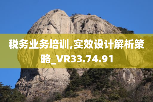 税务业务培训,实效设计解析策略_VR33.74.91