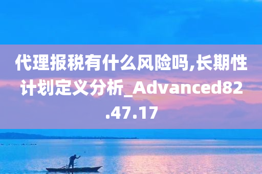 代理报税有什么风险吗,长期性计划定义分析_Advanced82.47.17