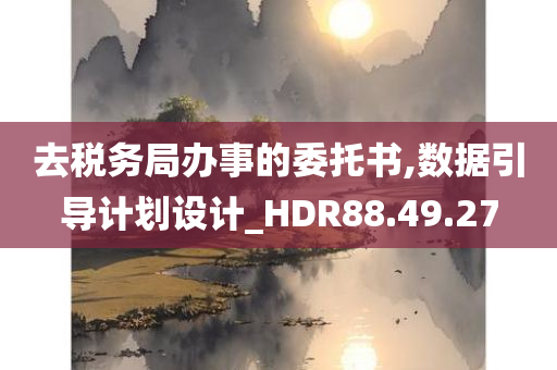 去税务局办事的委托书,数据引导计划设计_HDR88.49.27