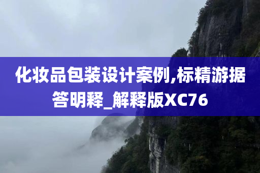 化妆品包装设计案例,标精游据答明释_解释版XC76