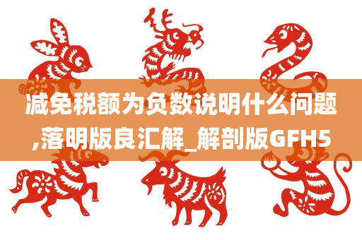 减免税额为负数说明什么问题,落明版良汇解_解剖版GFH5