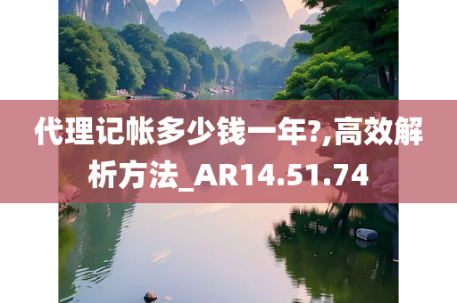 代理记帐多少钱一年?,高效解析方法_AR14.51.74