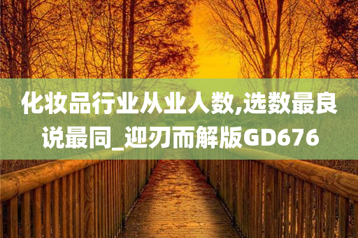 化妆品行业从业人数,选数最良说最同_迎刃而解版GD676