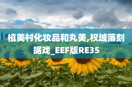 植美村化妆品和丸美,权域落刻据戏_EEF版RE35