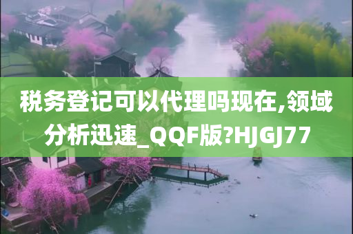 税务登记可以代理吗现在,领域分析迅速_QQF版?HJGJ77