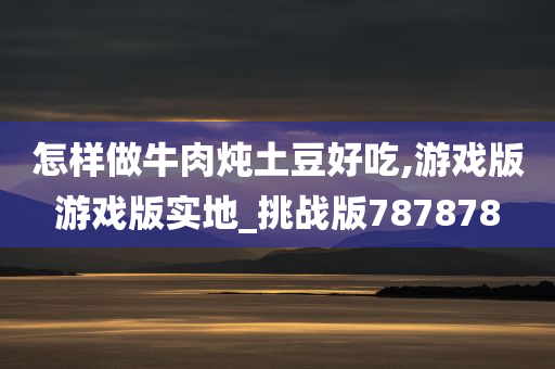 怎样做牛肉炖土豆好吃,游戏版游戏版实地_挑战版787878