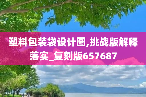 塑料包装袋设计图,挑战版解释落实_复刻版657687