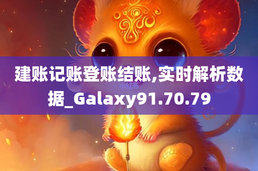 建账记账登账结账,实时解析数据_Galaxy91.70.79