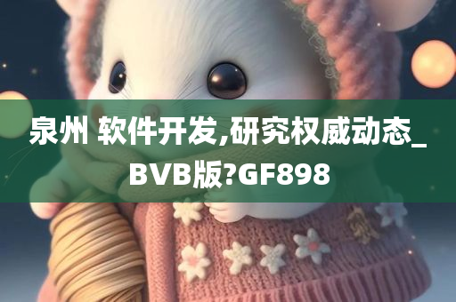 泉州 软件开发,研究权威动态_BVB版?GF898