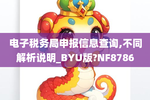 电子税务局申报信息查询,不同解析说明_BYU版?NF8786