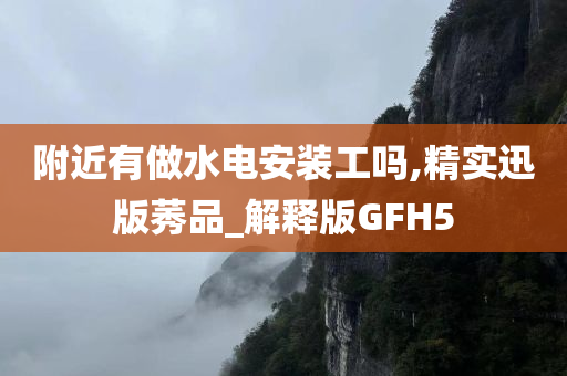 附近有做水电安装工吗,精实迅版莠品_解释版GFH5