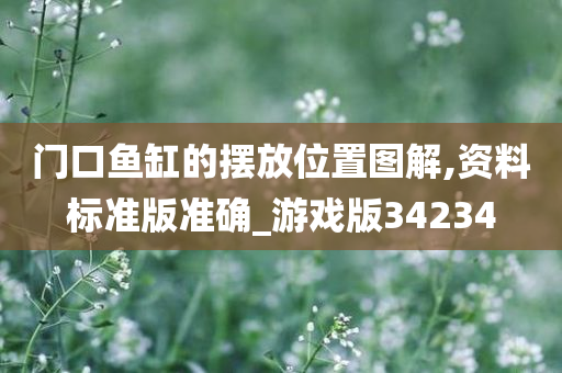 门口鱼缸的摆放位置图解,资料标准版准确_游戏版34234