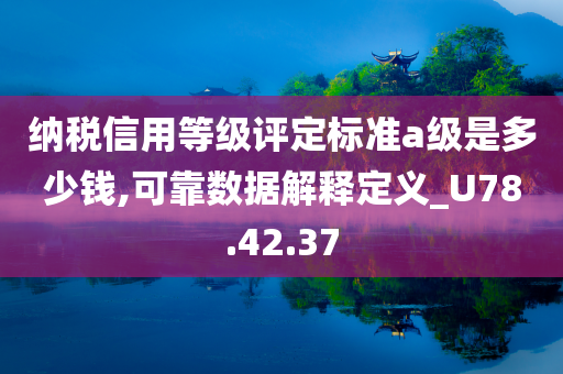 纳税信用等级评定标准a级是多少钱,可靠数据解释定义_U78.42.37