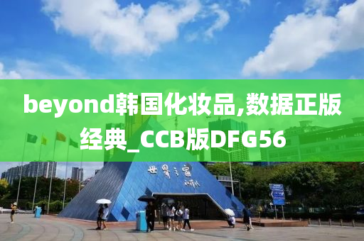 beyond韩国化妆品,数据正版经典_CCB版DFG56