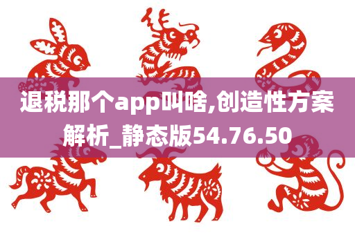 退税那个app叫啥,创造性方案解析_静态版54.76.50