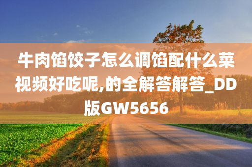 牛肉馅饺子怎么调馅配什么菜视频好吃呢,的全解答解答_DD版GW5656