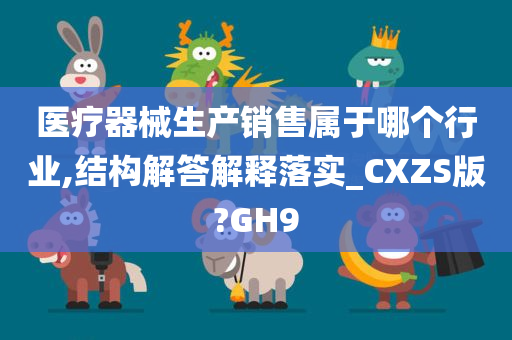 医疗器械生产销售属于哪个行业,结构解答解释落实_CXZS版?GH9