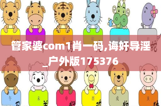 管家婆com1肖一码,诲奸导淫_户外版175376