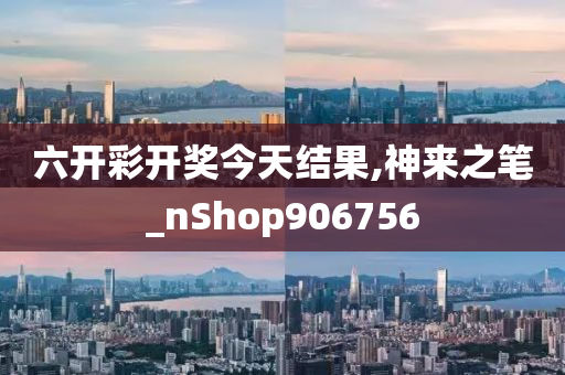 六开彩开奖今天结果,神来之笔_nShop906756