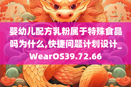 婴幼儿配方乳粉属于特殊食品吗为什么,快捷问题计划设计_WearOS39.72.66