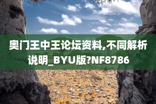 奥门王中王论坛资料,不同解析说明_BYU版?NF8786